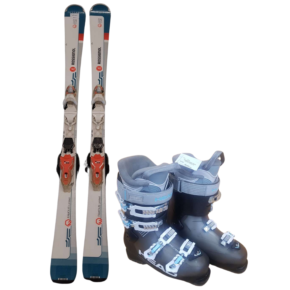 Bazaar Ski Rossignol Famous Limited 2 + Skischuhe Head 